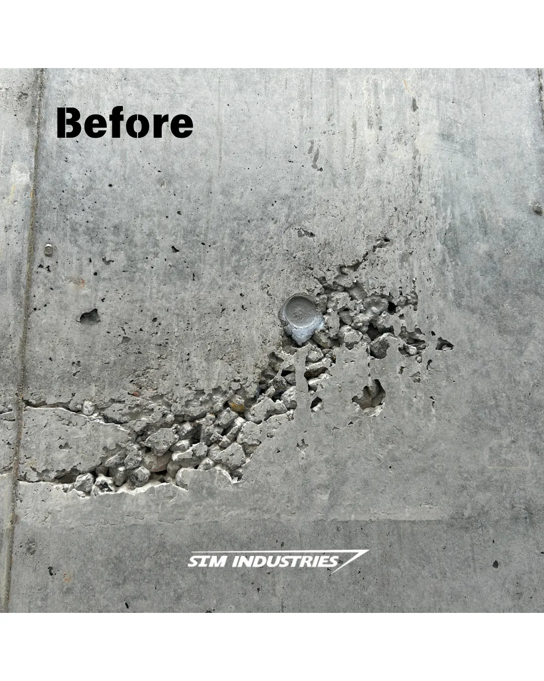 打放しコンクリート外壁の補修